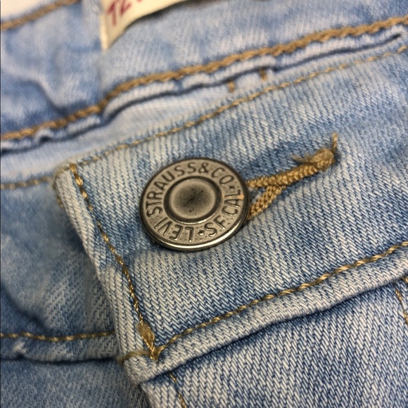 LEVI 721 HIGH-RISE SKINNY JEANS 28x30 ⭐️ - Picture 5 of 15